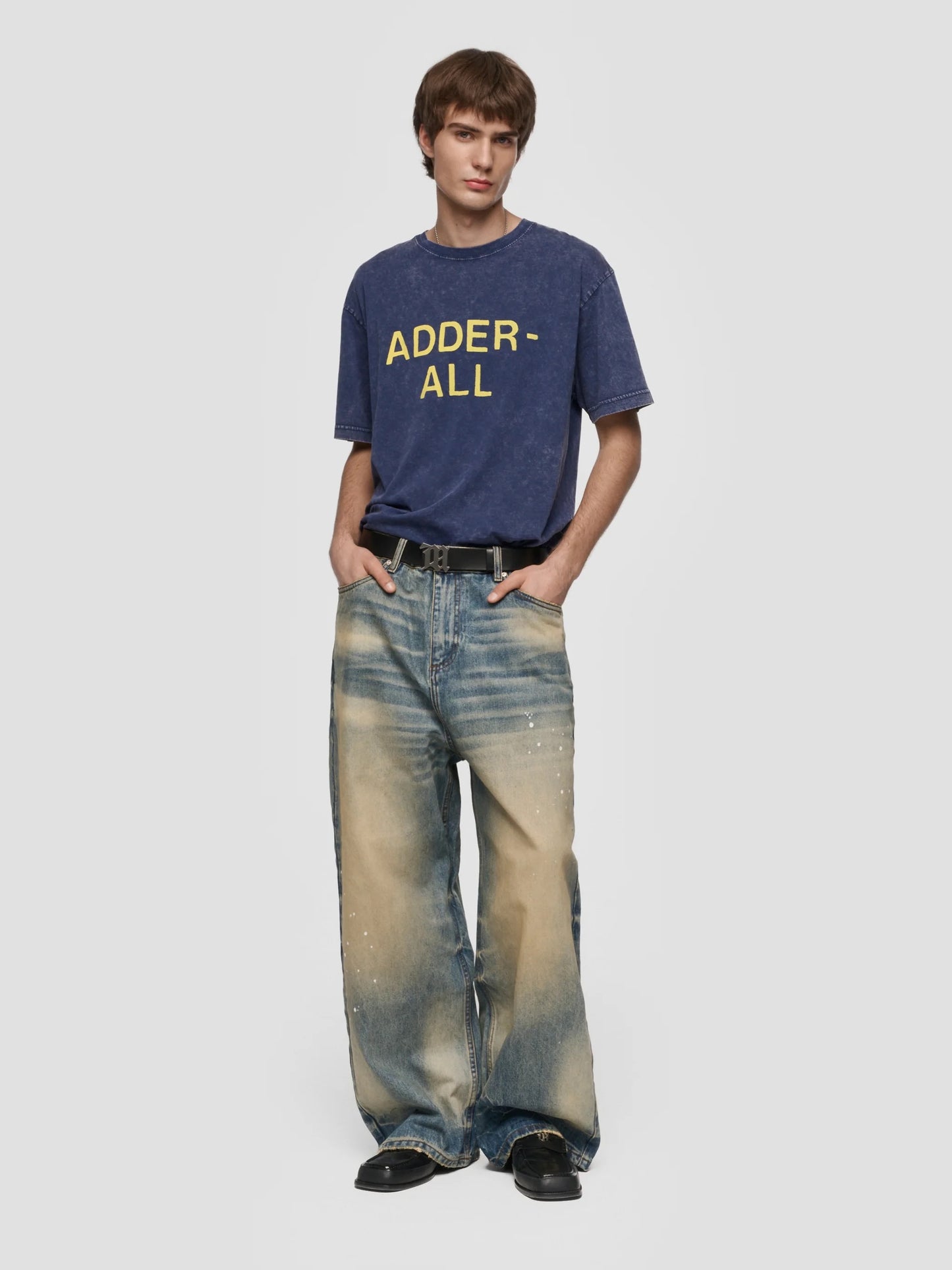 Baggy Denim Trousers Dirt Denim