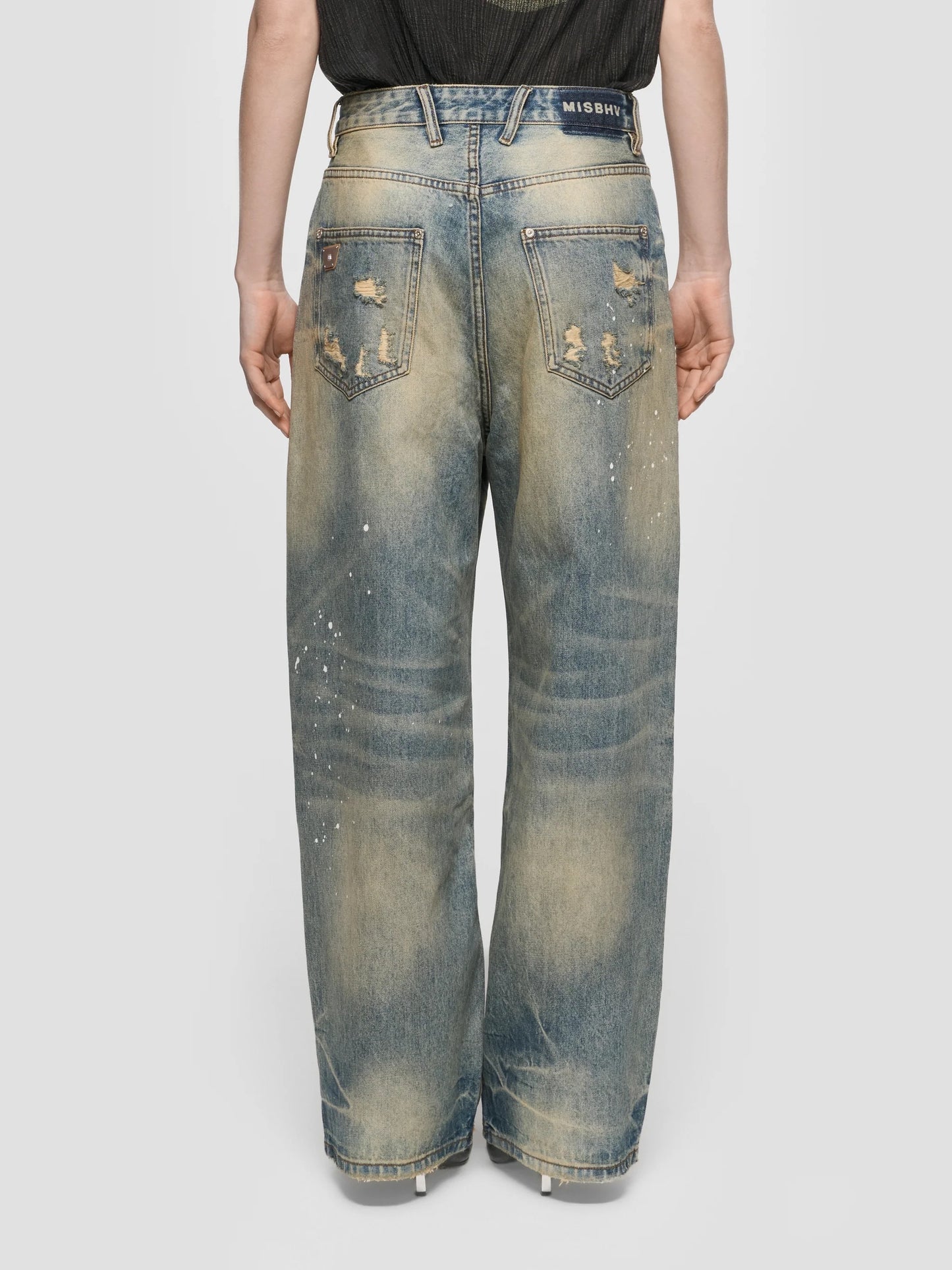 Baggy Denim Trousers Dirt Denim