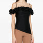 Ruffle Top Black