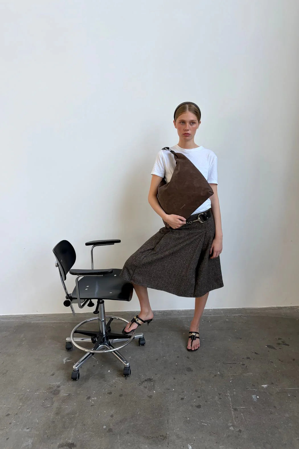 Stevie Shoulder Bag - Coffee