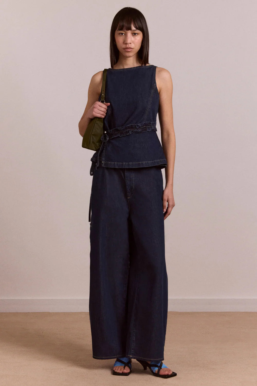 Straight Leg Augusta Jeans - Dark Indigo