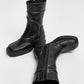 Malene Black & Brown Ankle Boots