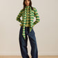 Anelis Cardigan - Green Stripe