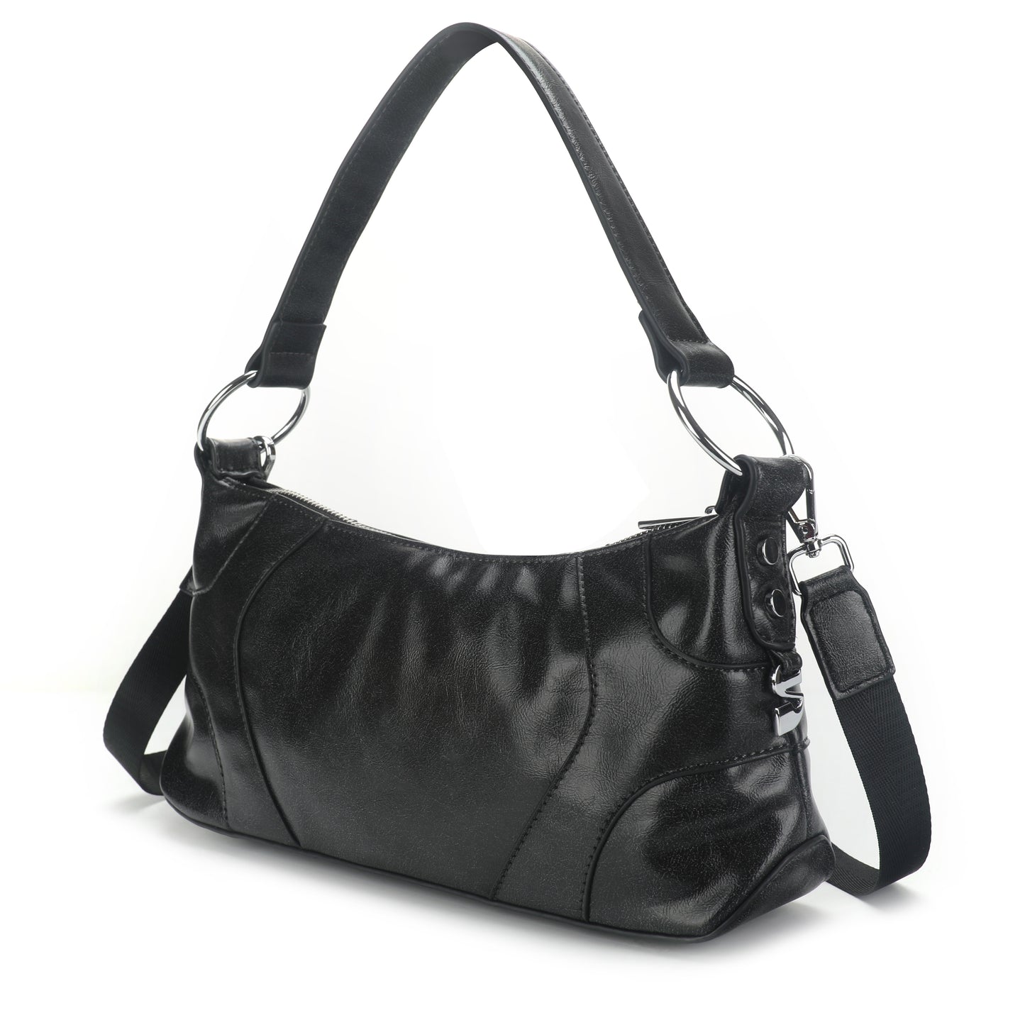 Stella Shoulder Bag - Dark Grey