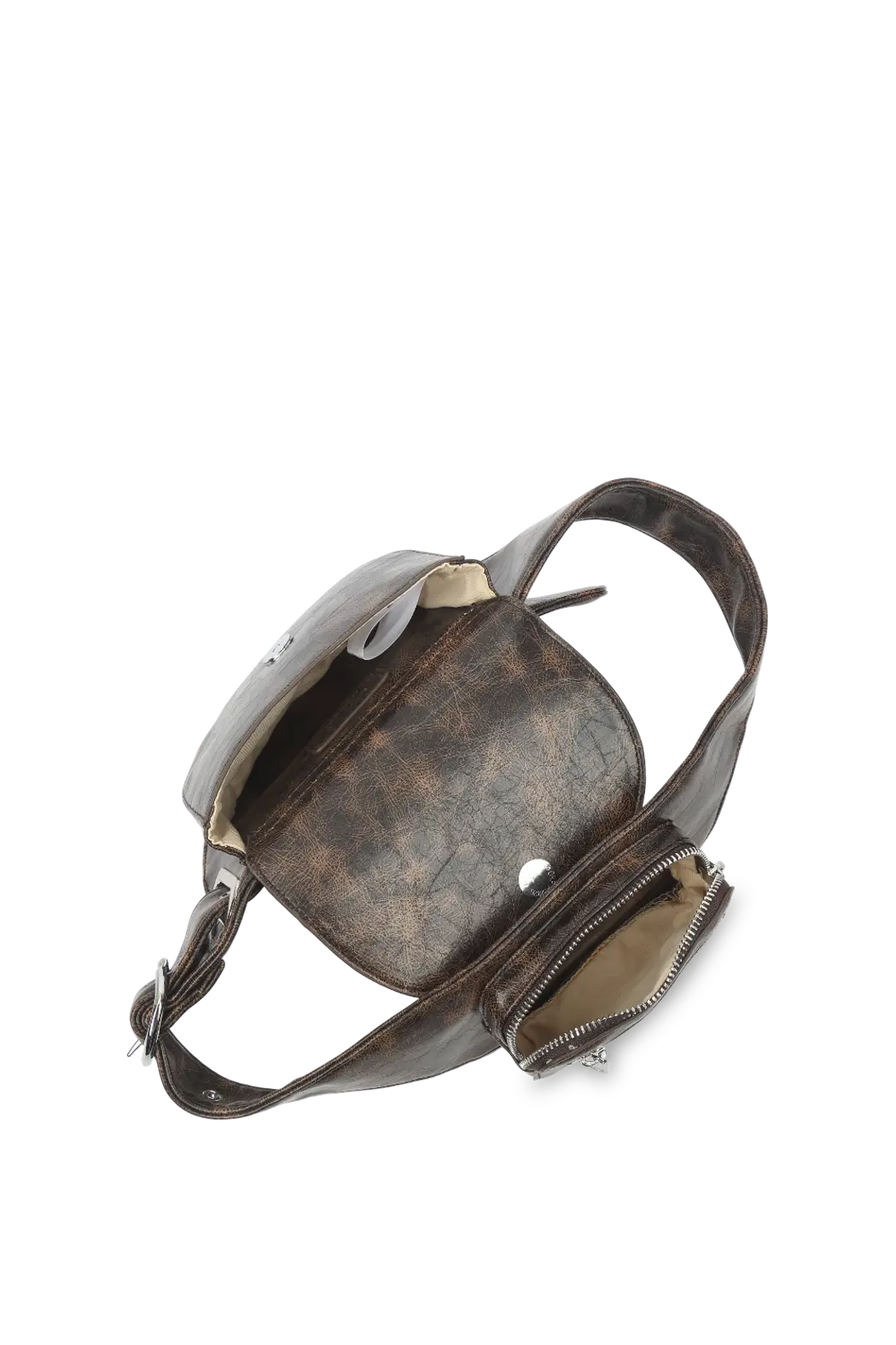 Eliza Bag Brown Cracked