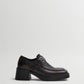 Gisela Brushed Brown Buckle Brogues