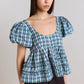 Summer Joy Blouse - Tomboy Check