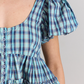 Summer Joy Blouse - Tomboy Check