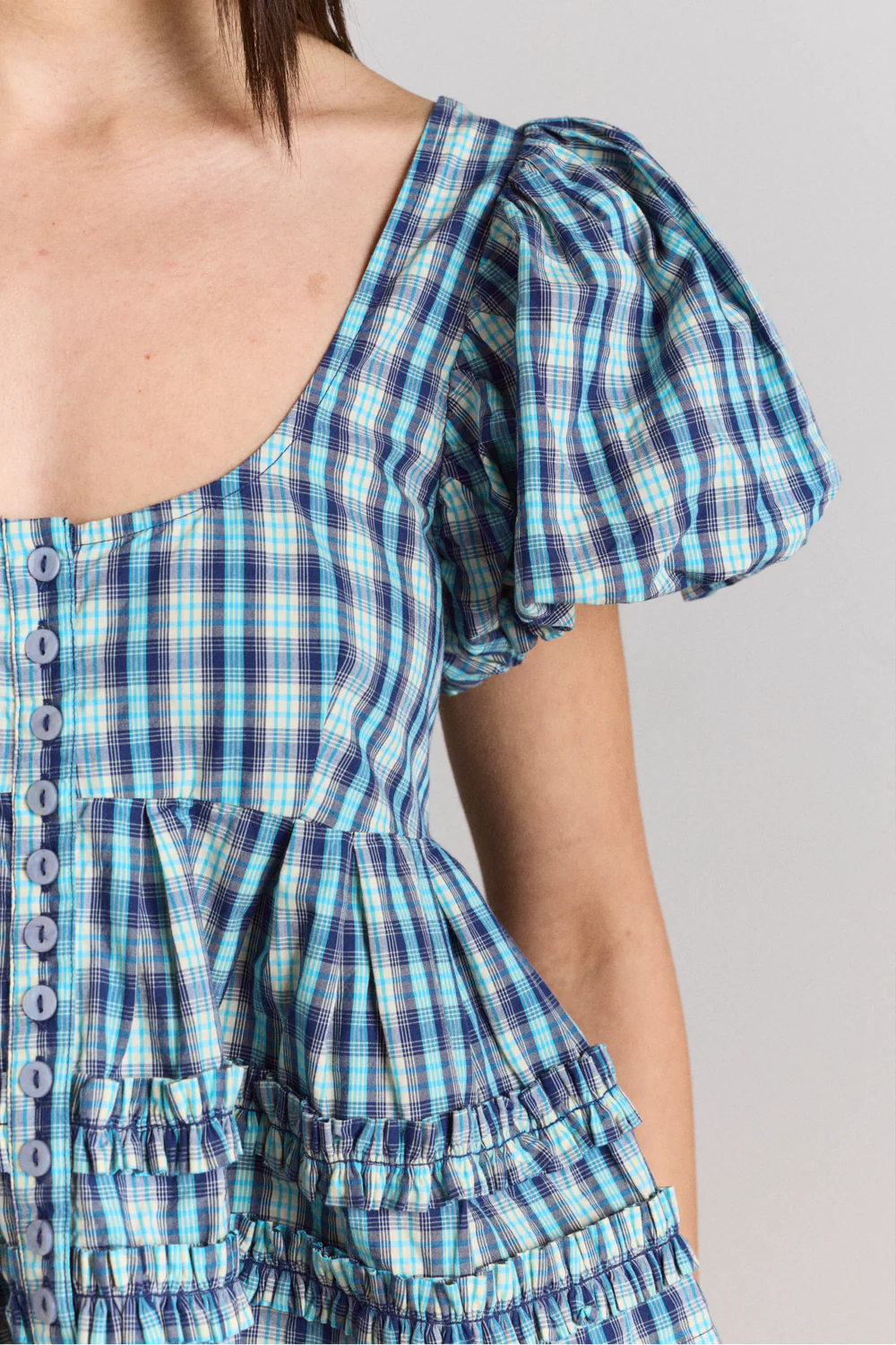Summer Joy Blouse - Tomboy Check