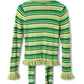 Anelis Cardigan - Green Stripe