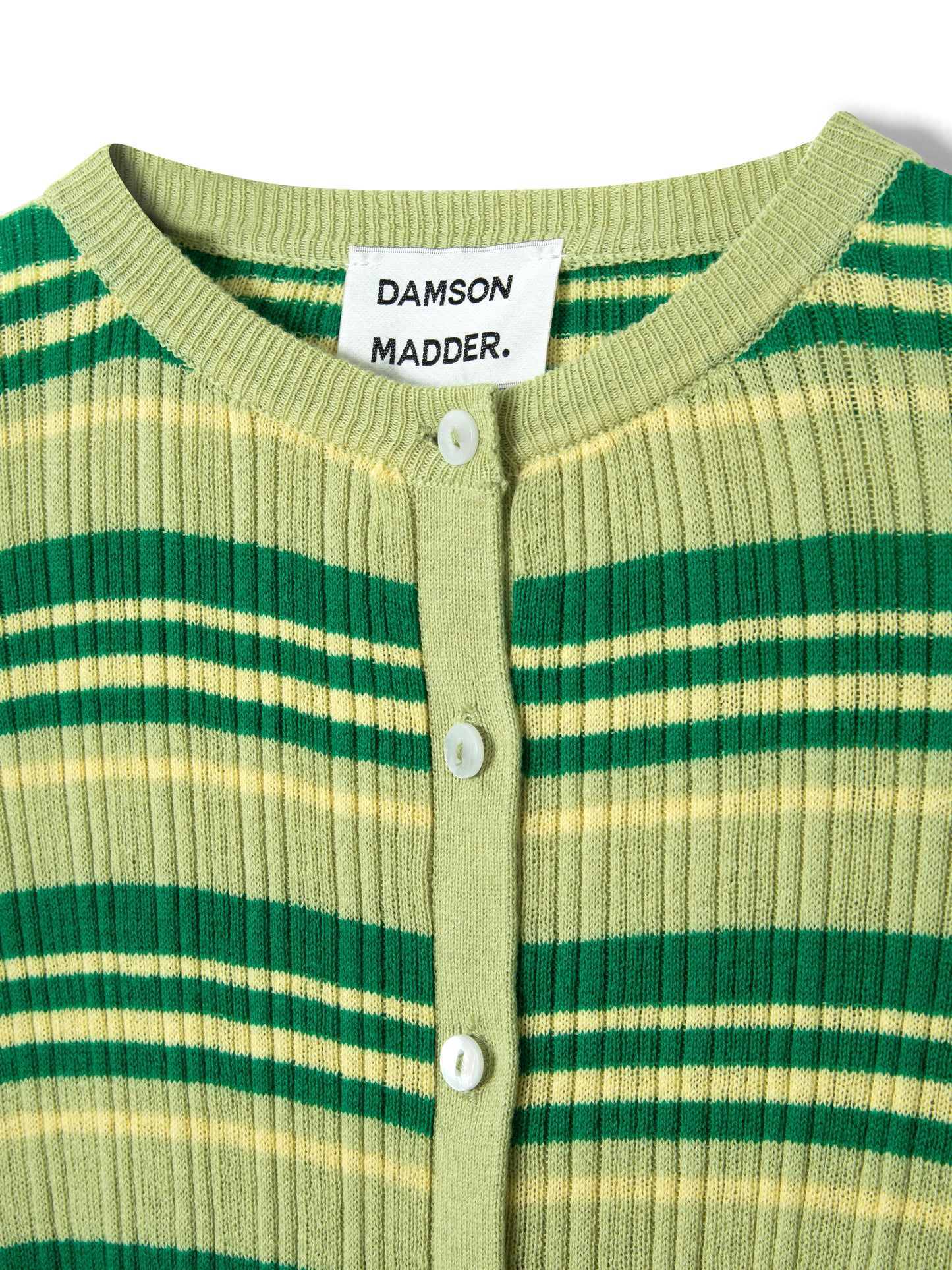 Anelis Cardigan - Green Stripe