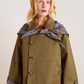 Jerry Crop Trench Coat Olive