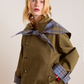 Jerry Crop Trench Coat Olive