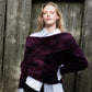 The Moss Sky Sweater in Plum