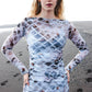 The Boatneck Dress in Checkered
