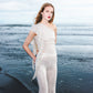 The Mirror Sequin One Shoulder Frill Top