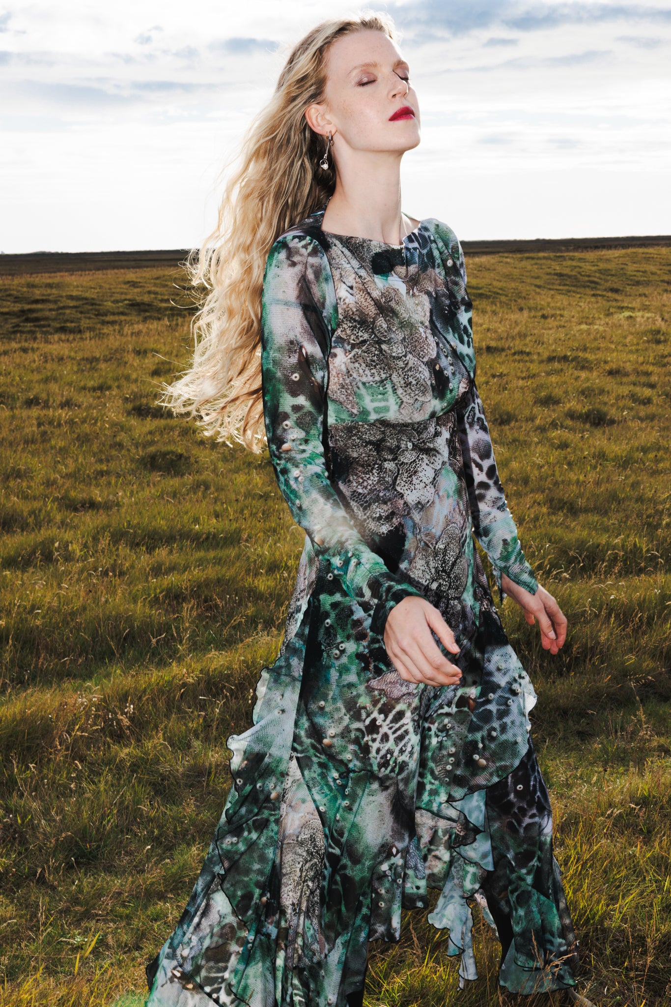 The Butterfly Dress in Dark forest - Preorder