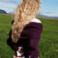 The Moss Sky Sweater in Plum