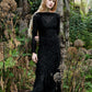 The Butterfly Dress in Black Lace