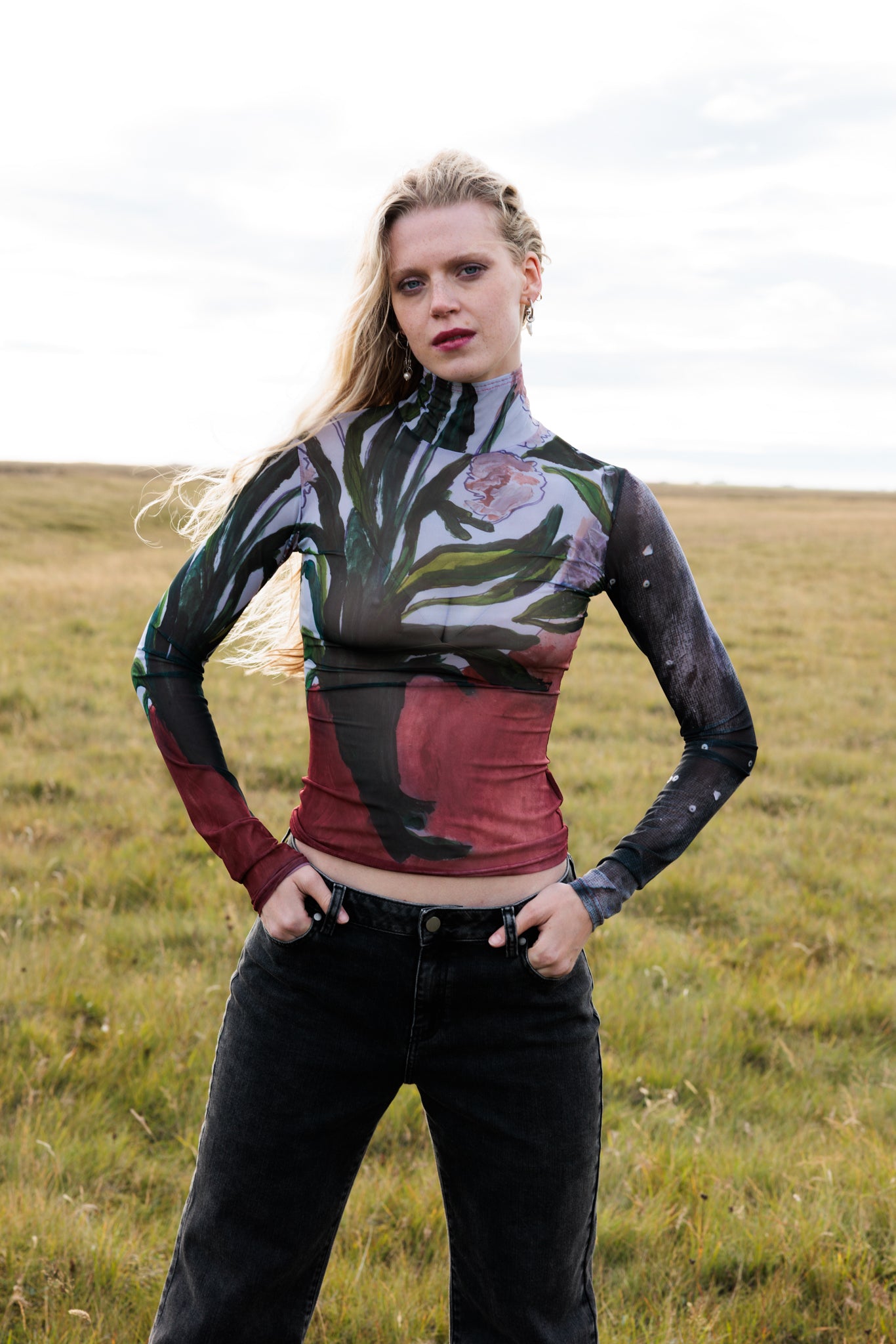 The Flower Painting Top - Preorder Item