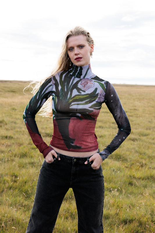 The Flower Painting Top - Preorder Item
