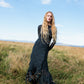 The Butterfly Dress in Grey Lace