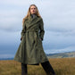 The Wool Coat in Moss