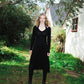 The Tie-Knit Dress - Black