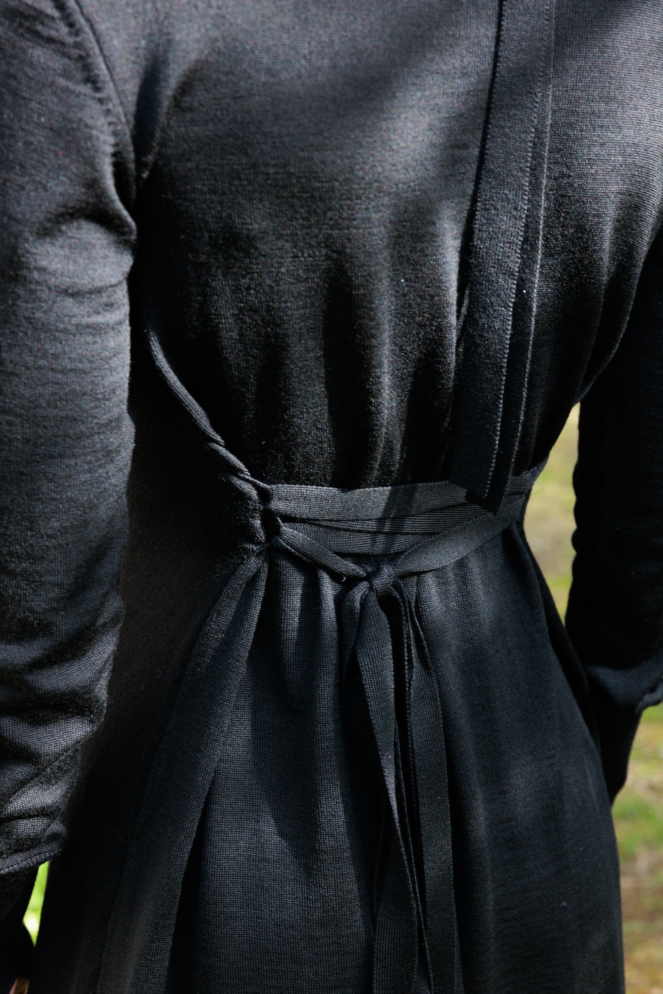 The Tie-Knit Dress - Black