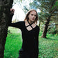 The Tie-Knit Top - Black