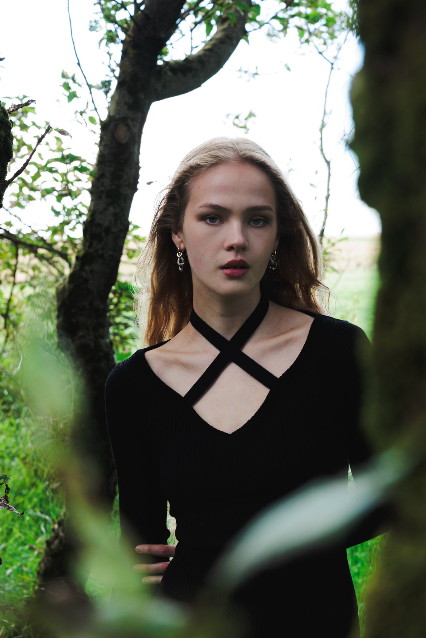 The Tie-Knit Top - Black