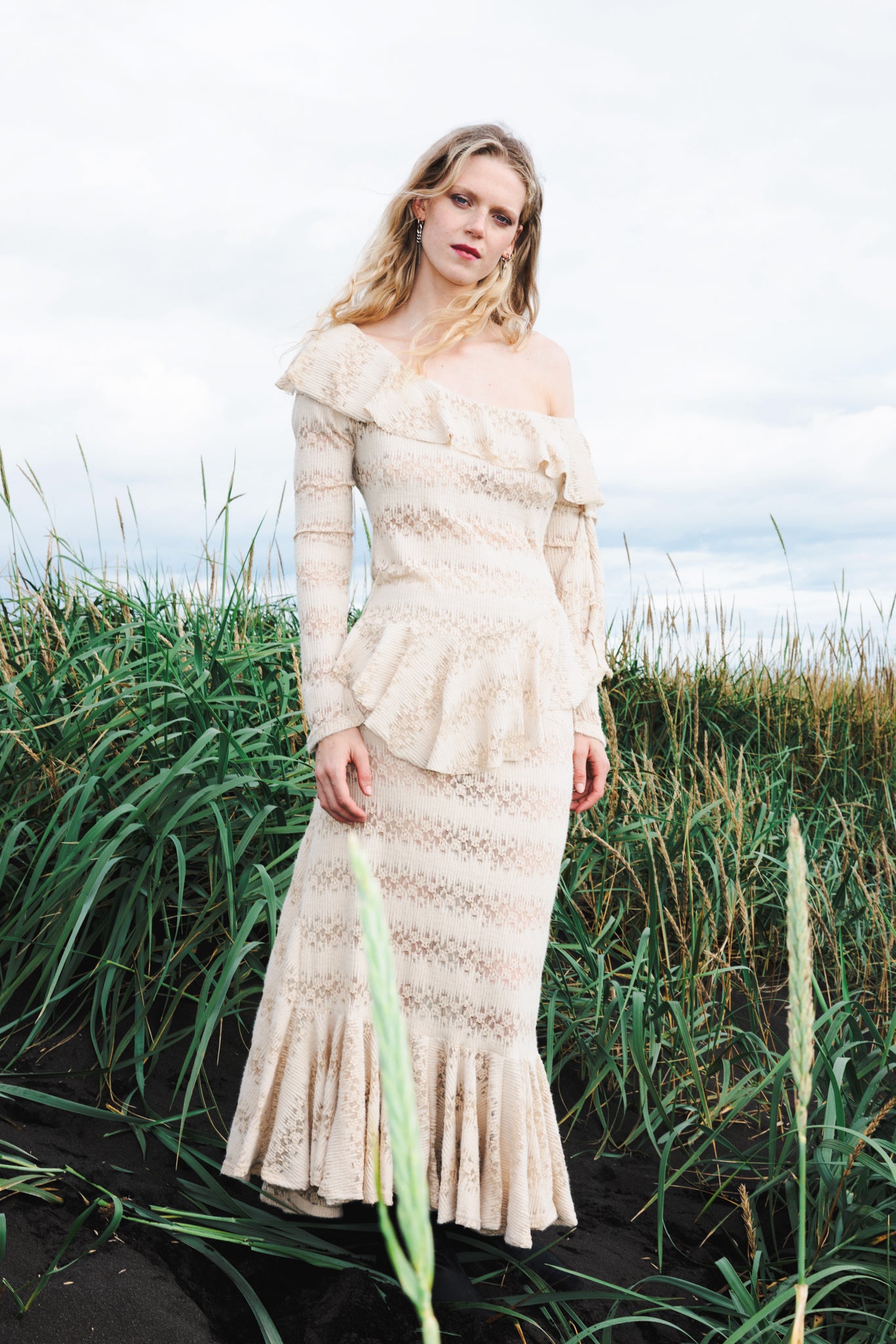 The Flowy Top in Desert Lace
