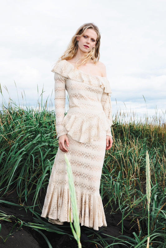 The Flowy Top in Desert Lace