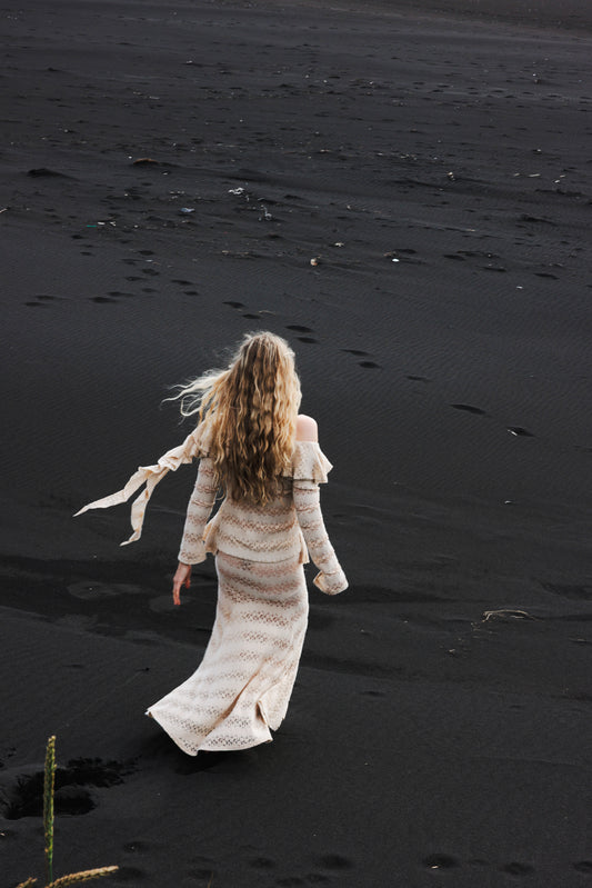 The Flowy Skirt in Desert Lace