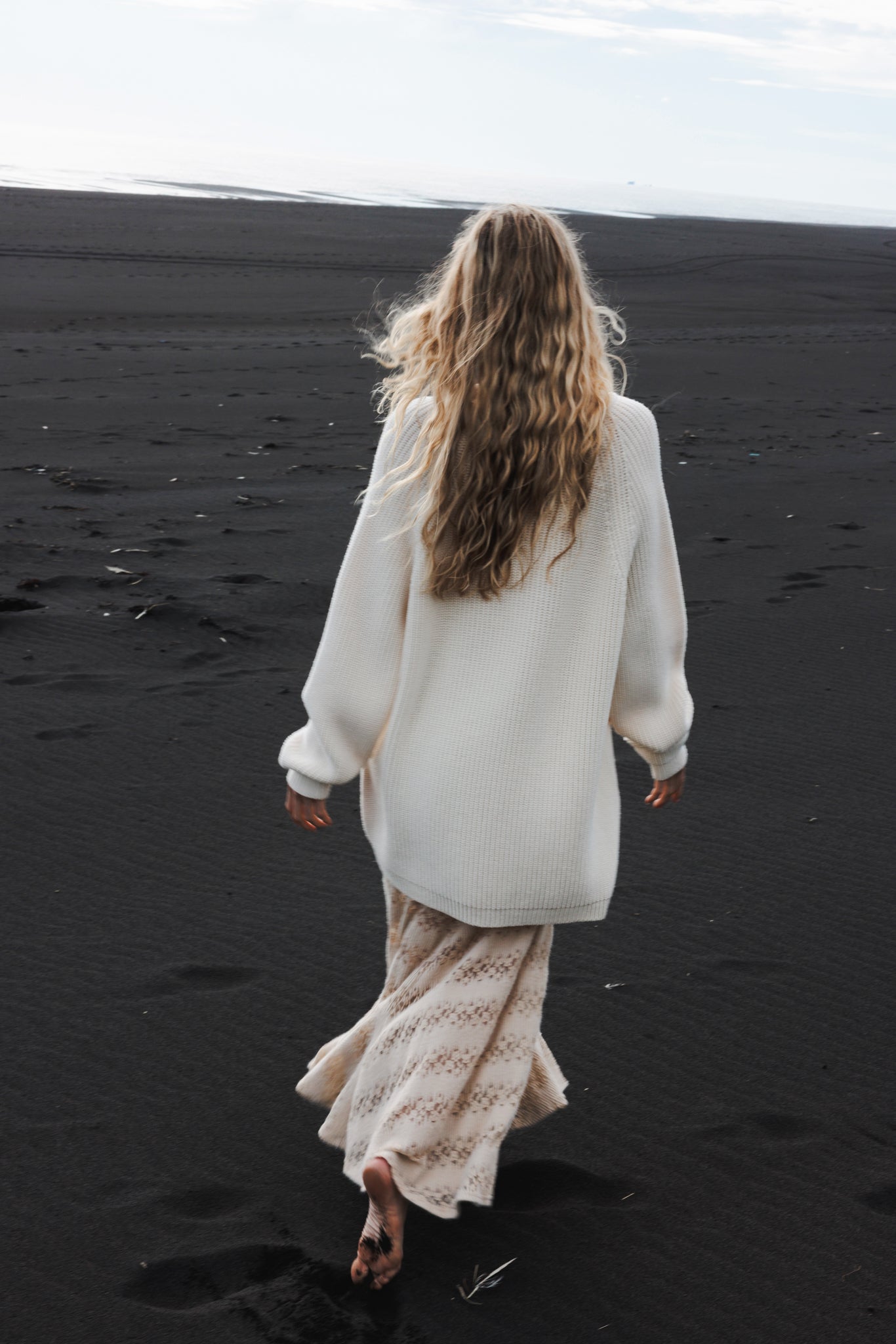 The Oversized V Neck Knit