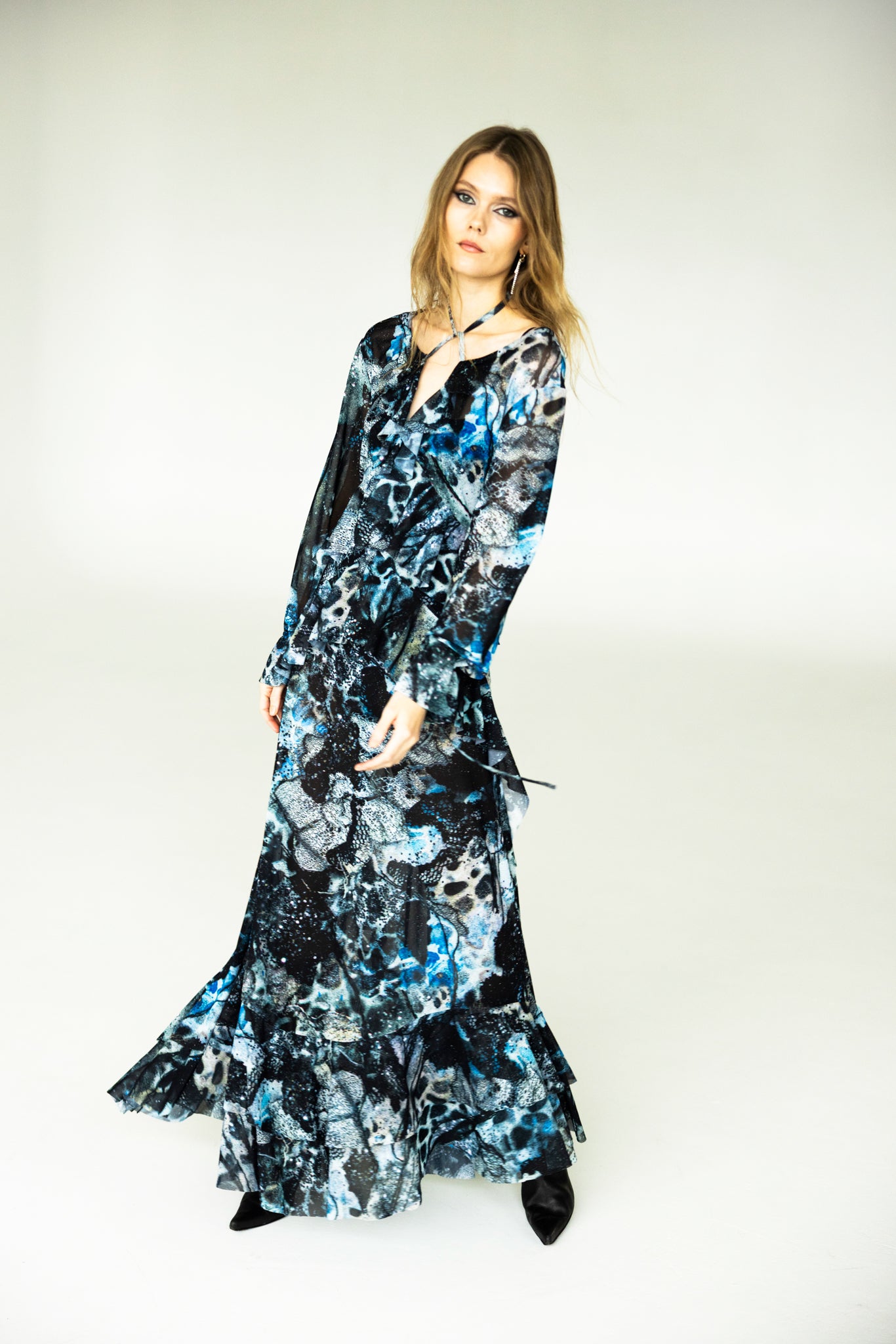 The Moonlight Dress in Mystic Fog