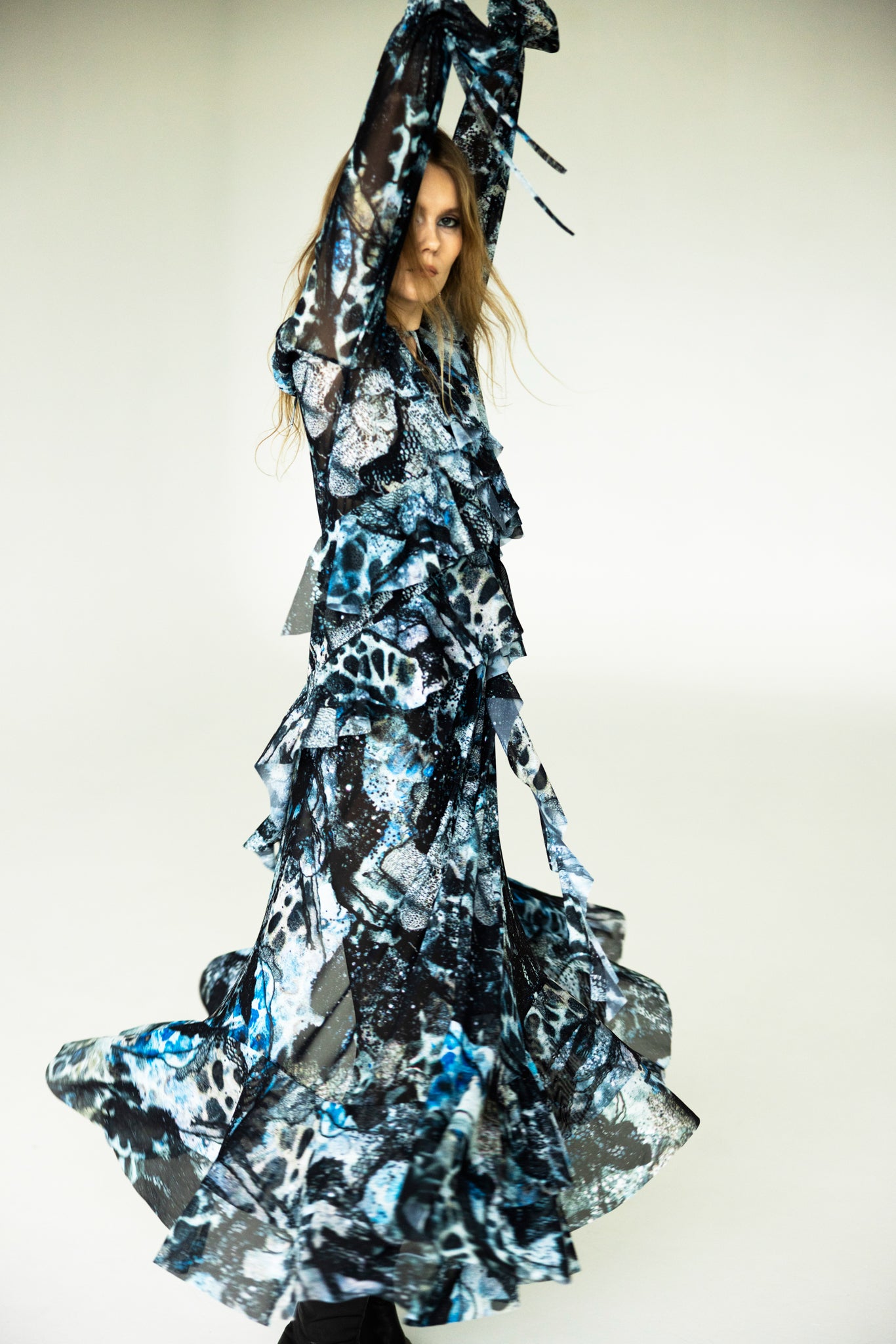 The Moonlight Dress in Mystic Fog