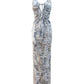 The Knot Maxi Dress in Silver Current