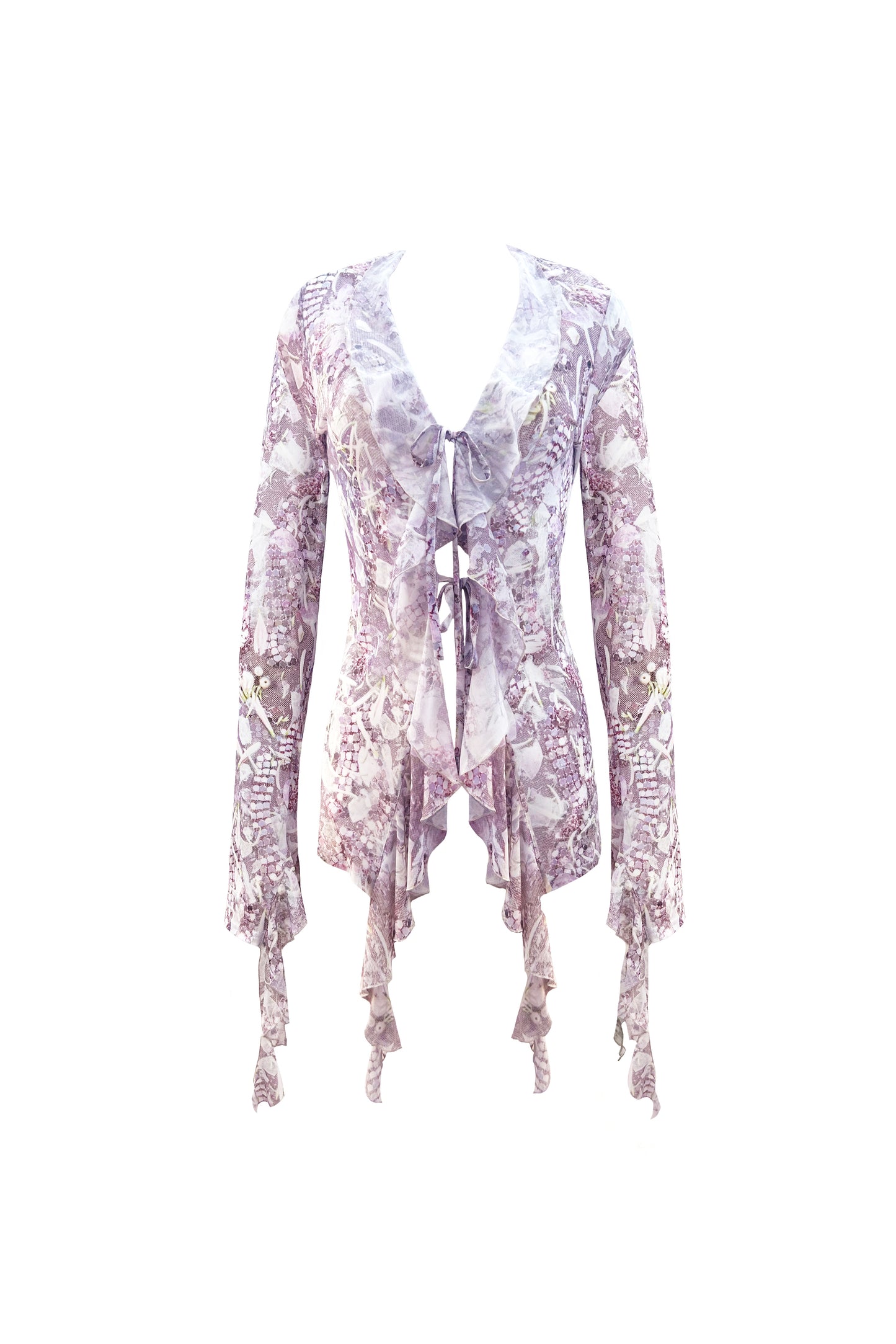 The Butterfly Shirt in Pink Seashell