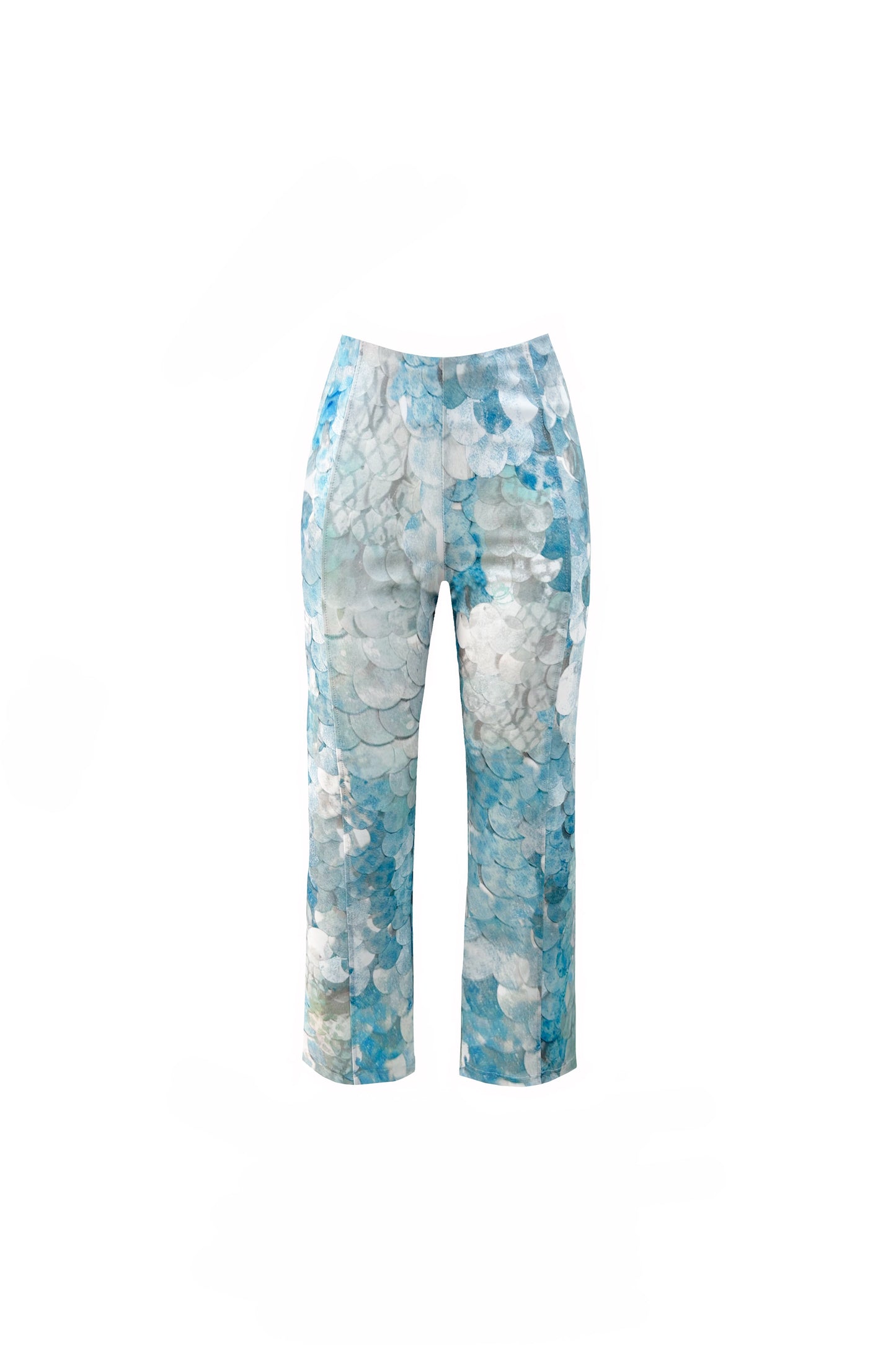 The Capri Trousers in Seashell Sparkle
