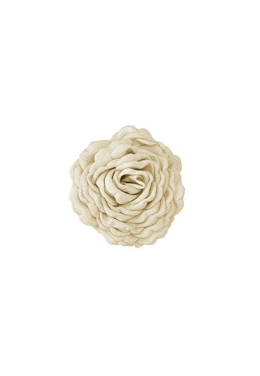Rose Hair clip - Cream