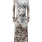 The Boatneck Dress in Checkered