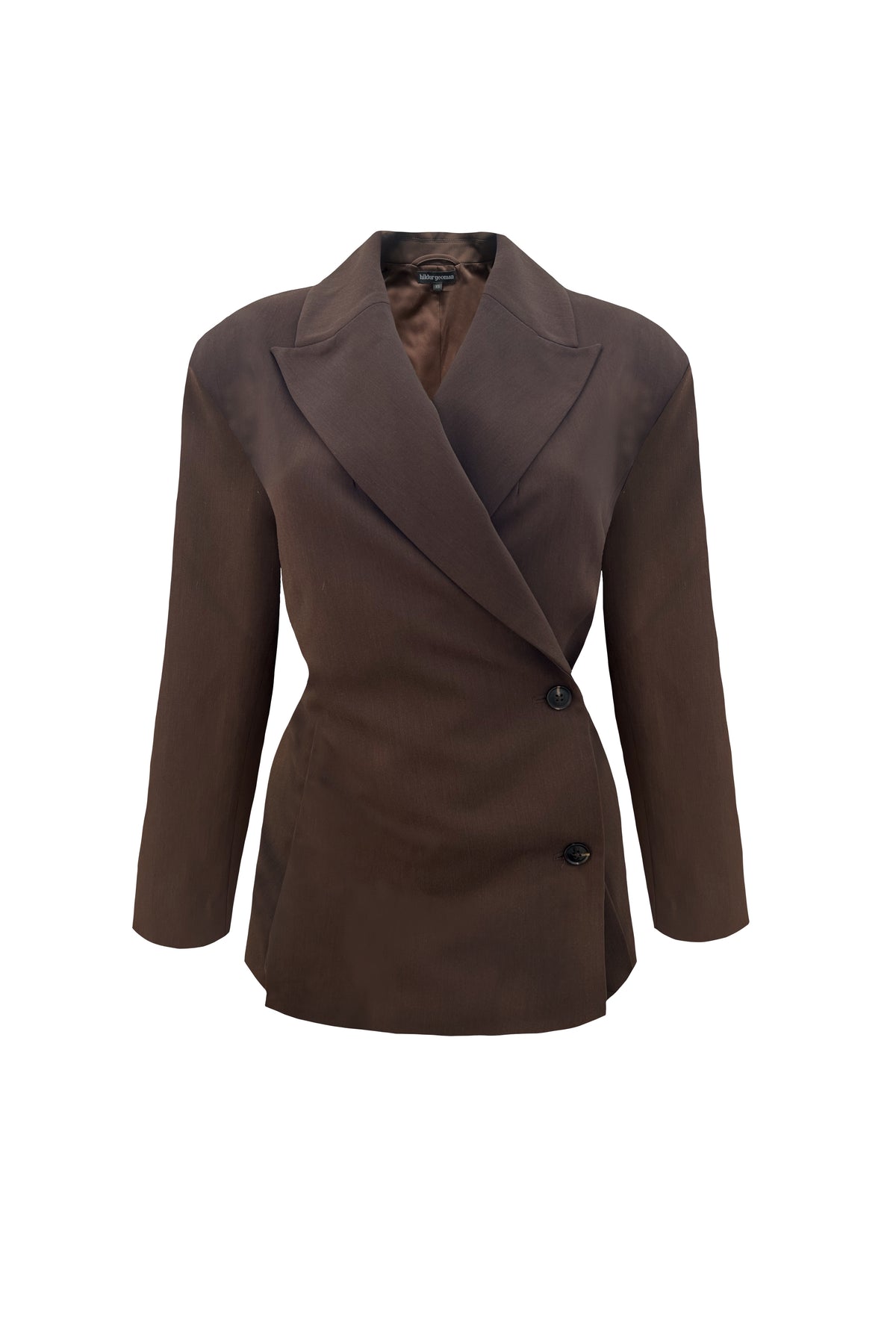 The Tied Blazer in Brown