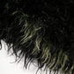 Spun Jacket - Black Green Feather Trim
