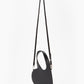 Crossbody Baby Heart Tote Bag Black