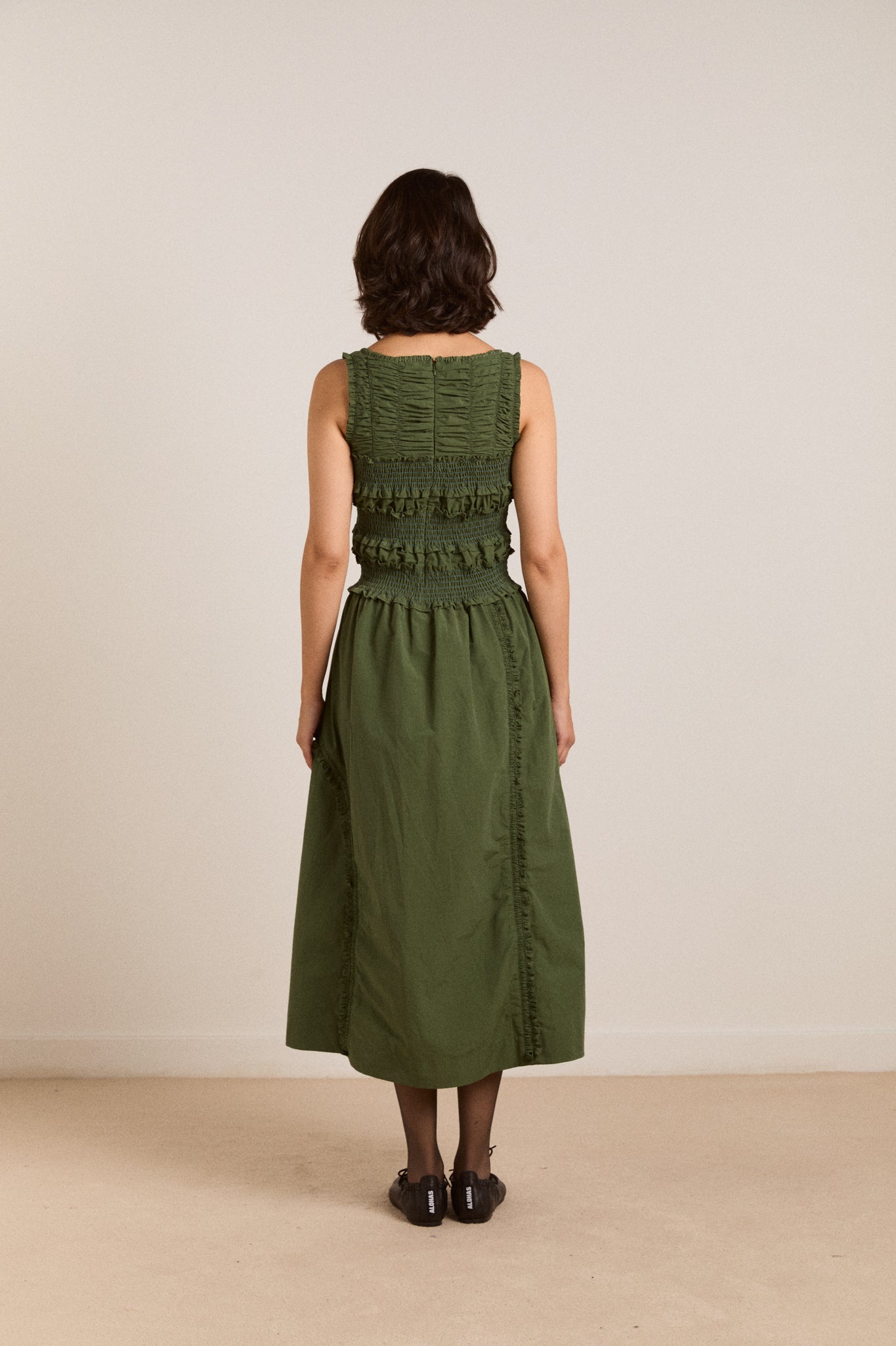 Cynthia Midi Dress Olive