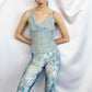 The Capri Trousers in Seashell Sparkle