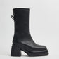 Cassia Black Brown Boots