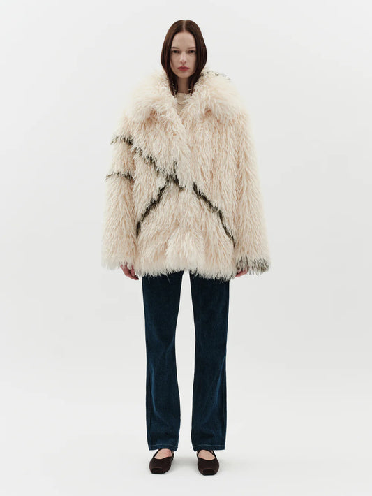 Cocoon Coat - Cream