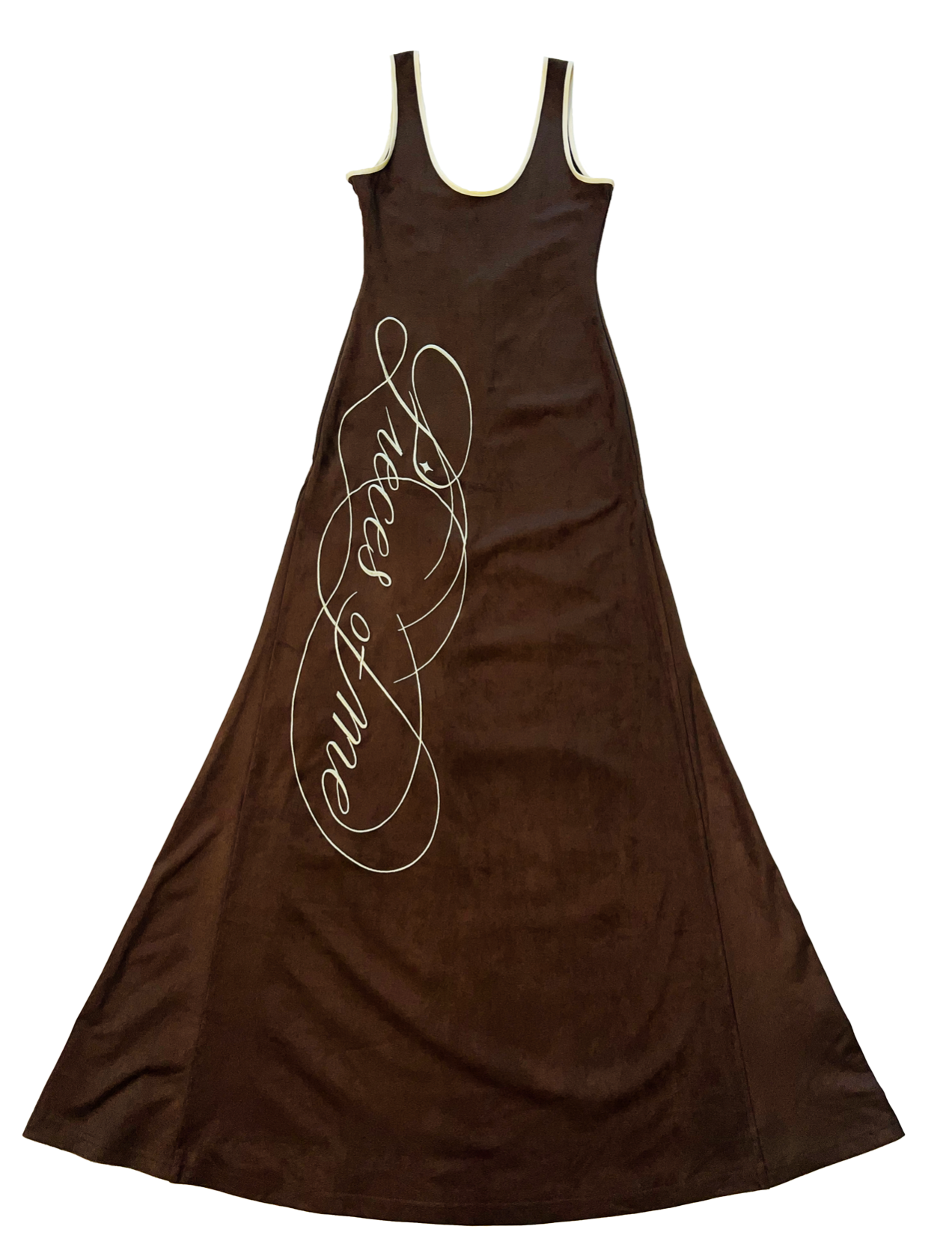 Embroidered Blend Stretch Slip Dress